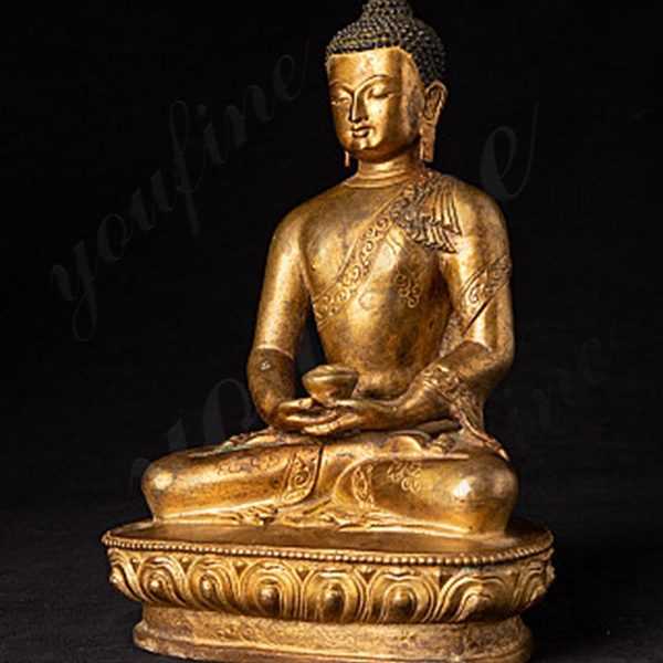 Bronze sitting Buddha Statue