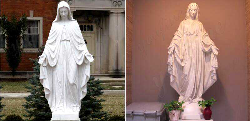 life size our lady of marble virgin mary statues for sale