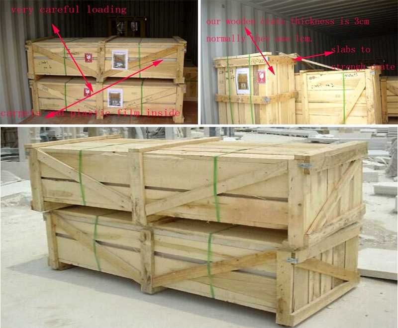 package of Lady Statue Beige Marble Columns