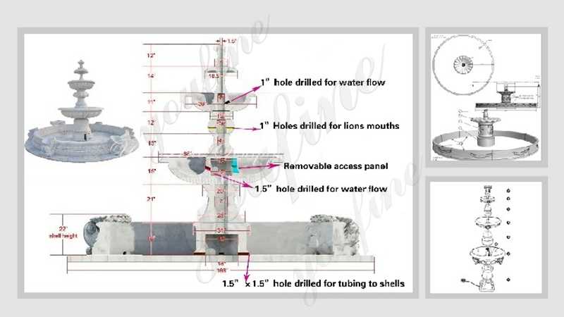 process-of-Large Outdoor Marble Fountains