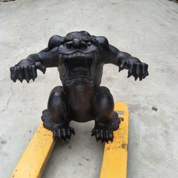 Beautiful Bronze Monster Sculpture Custom Made