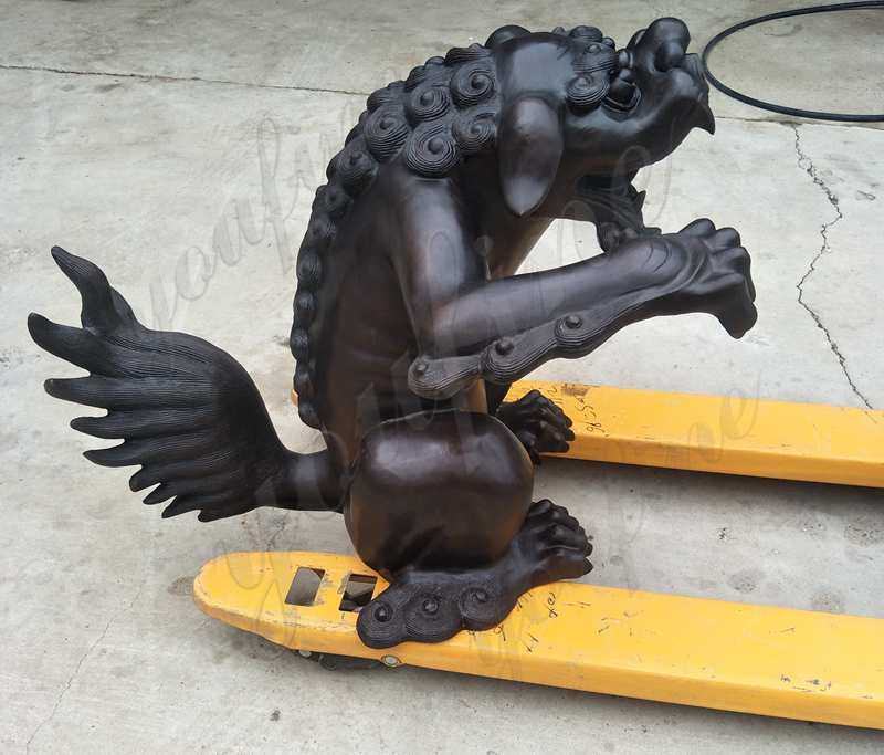 Beautiful Bronze Monster Sculpture Custom Made for Our American Customers