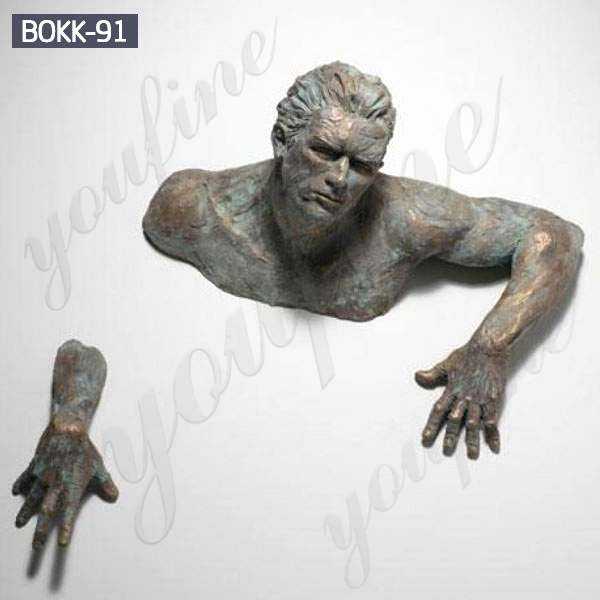 Bronze Matteo Pugliese Man Sculpture BOKK-441