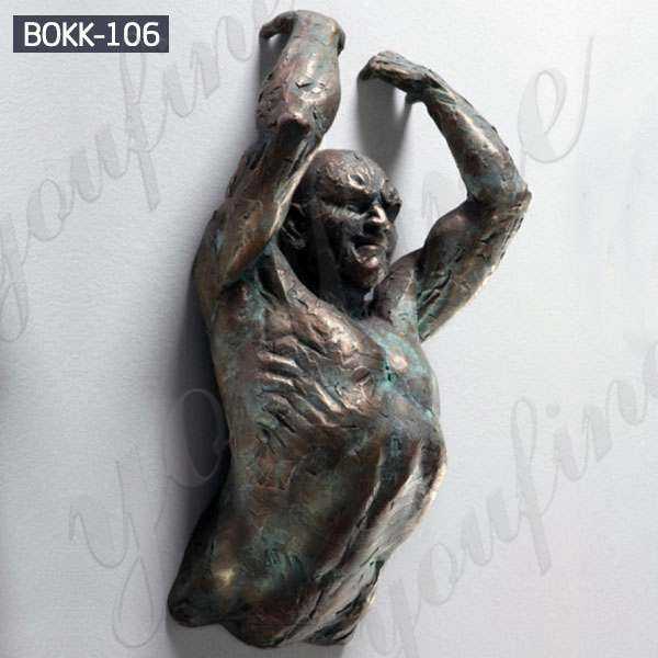 Factory Casting Bronze Matteo Pugliese Art Sculpture Wall Statue BOKK-106