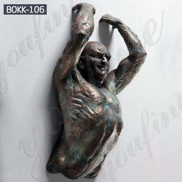 Factory Casting Bronze Matteo Pugliese Art Sculpture Wall Statue