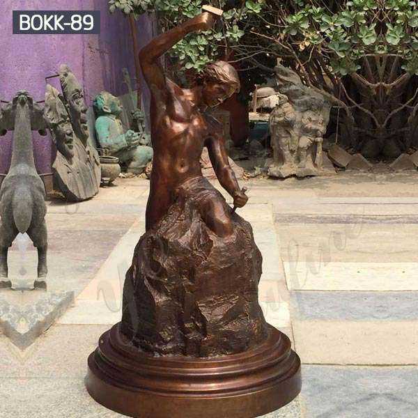 Bronze Self Made Man Statue