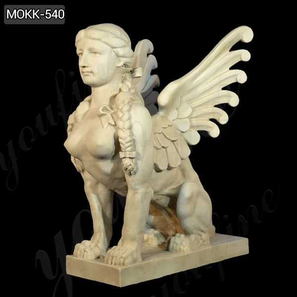 Famous Greek Sphinx Marble Statue for Garden Decoration MOKK-540