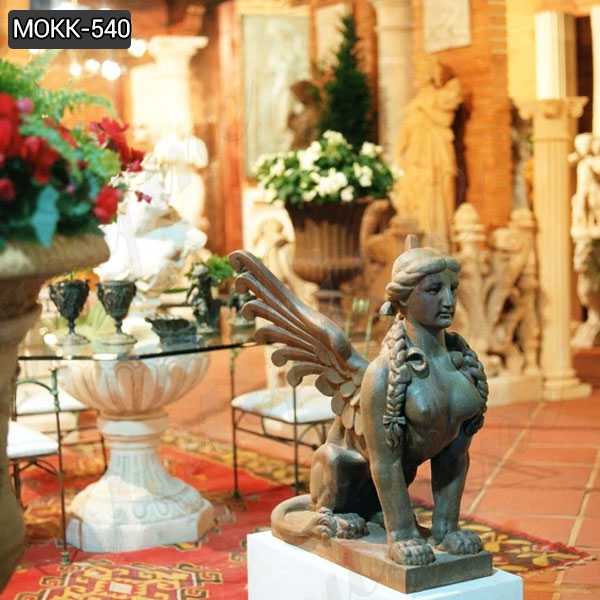Famous Greek Sphinx Marble Statue for Garden Decorations