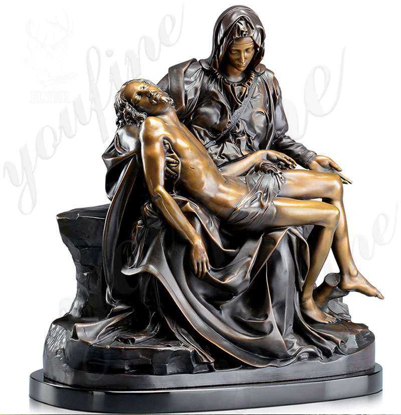 Mary and Jesus Bronze Religious Statue Michelangelo’s Pieta Statue BOKK-613