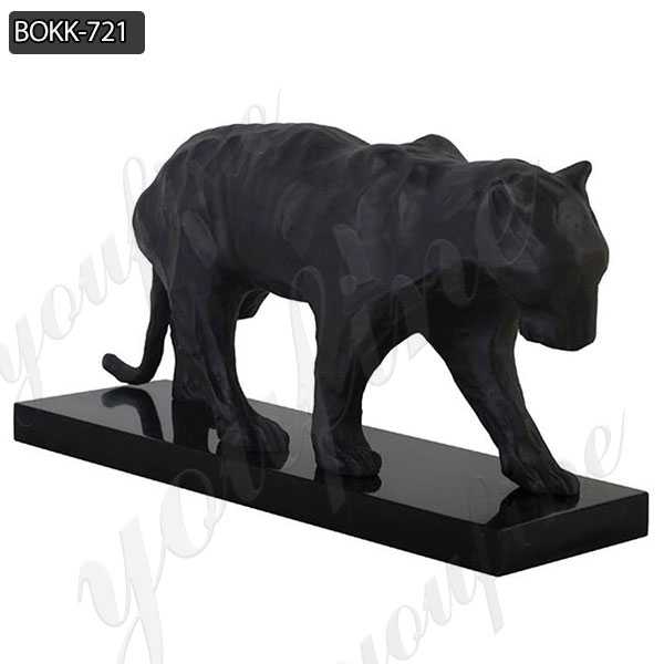 Fine Cast Solid Bronze Black Panther Sculptures