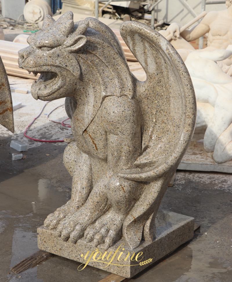 Granite Stone Gargoyles garden Statue