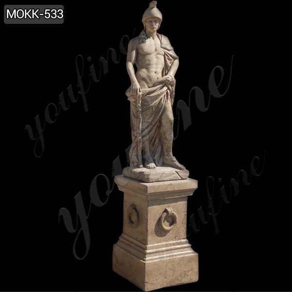 Handmade Famous Mars God of War Marble Statue Sculpture MOKK-533