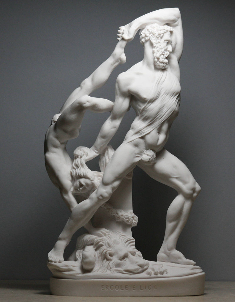 Hercules and Lichas Sculpture