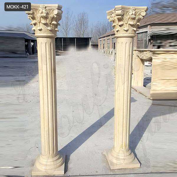 Interior Decoration Roman Corinthian Marble Columns for Sale MOKK-421