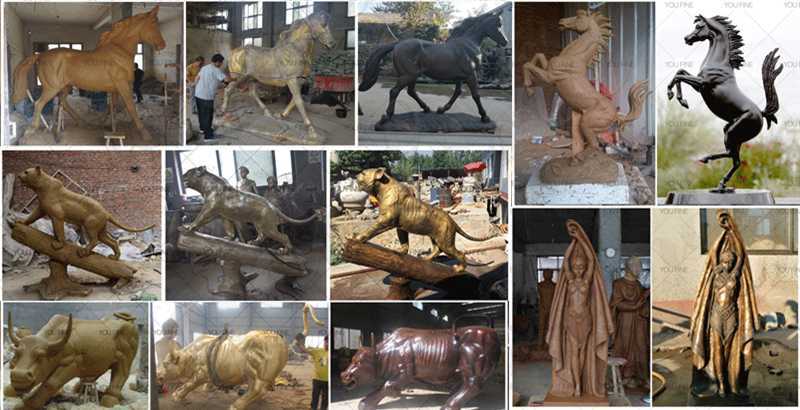Large Casting Hippo Bronze Sculpture Wildlife Animal Statue for Sale BOKK-737