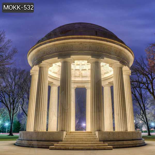 Large Outdoor Luxury Marble Garden Gazebo from Factory Supply MOKK-532