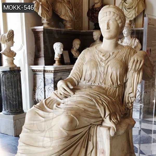 Letizia Bonaparte marble Statue