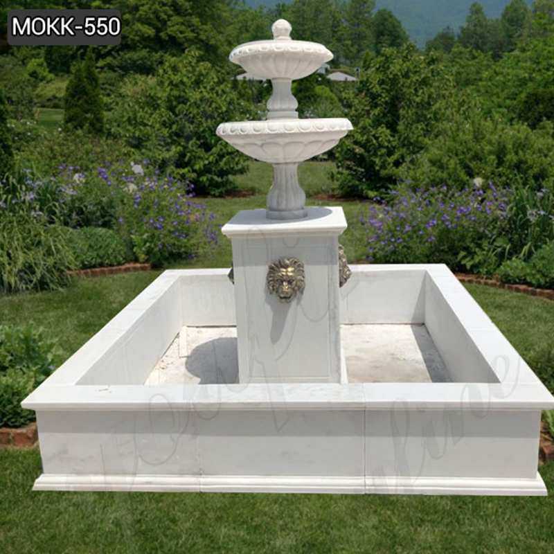 Lowest Price Tiered Marble Water Fountain for Backyard