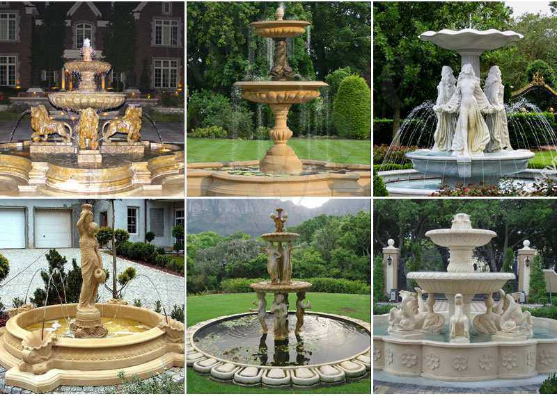 Lowest Price Tiered Marble Water Fountain