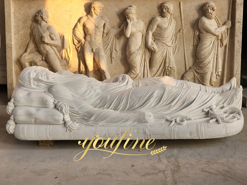 Marble Veiled Christ Statue Replica 2