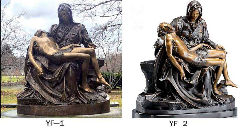 Mary and Jesus Bronze Religious Statue Michelangelo’s Pieta Statue BOKK-613