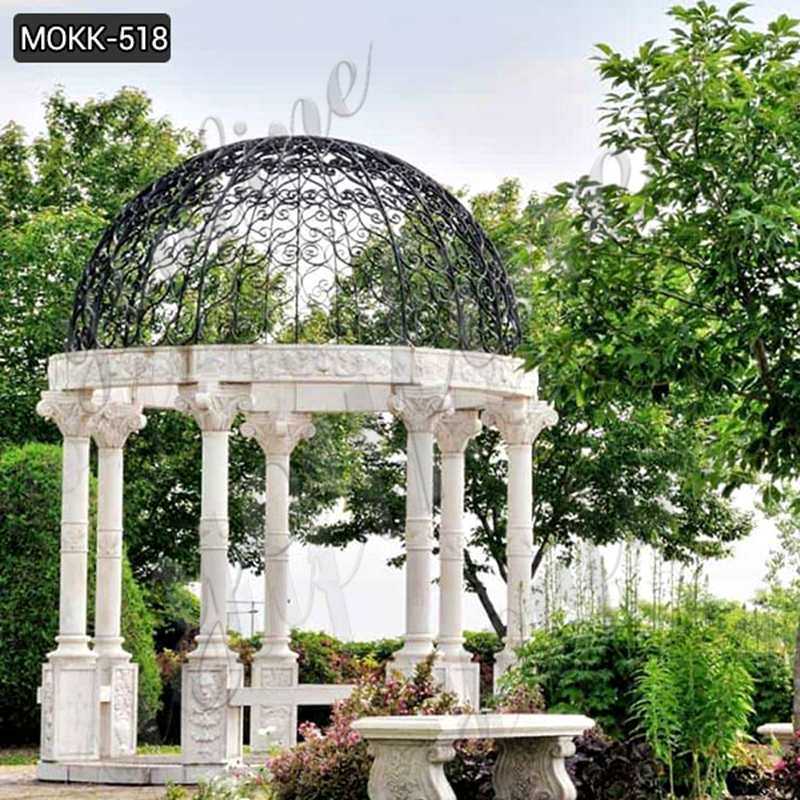 How to Install the Modern White Marble Gazebo?