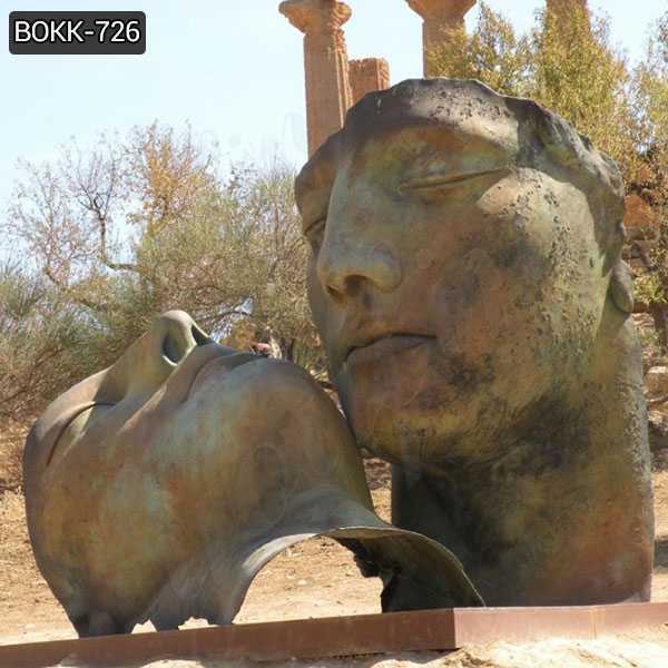 Outdoor Casting Bronze Bust Sculptures by Igor Mitoraj
