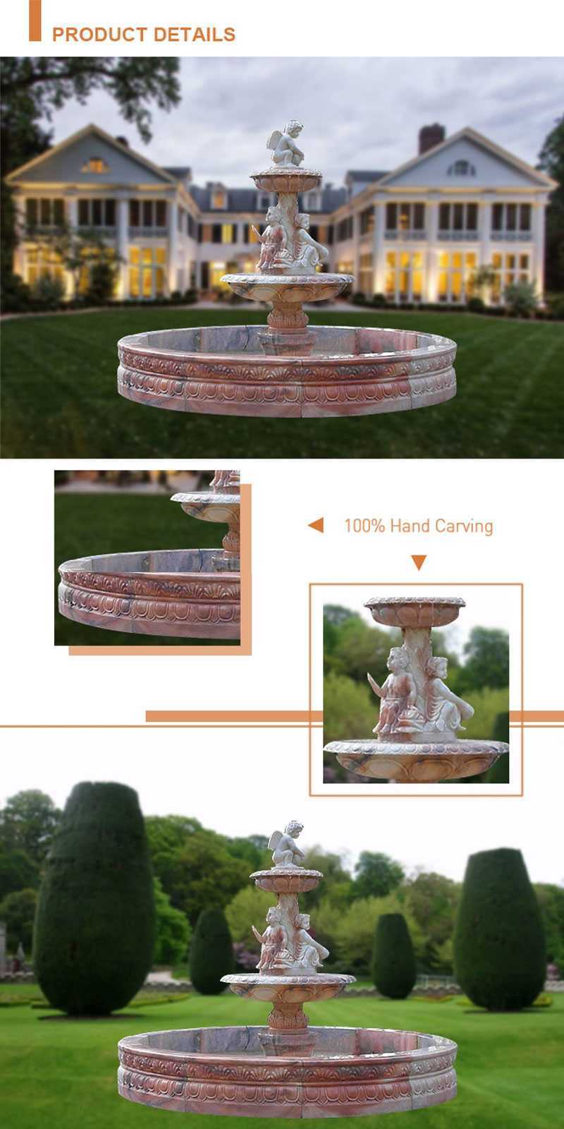 Outdoor Stone Garden Water Fountain for sale