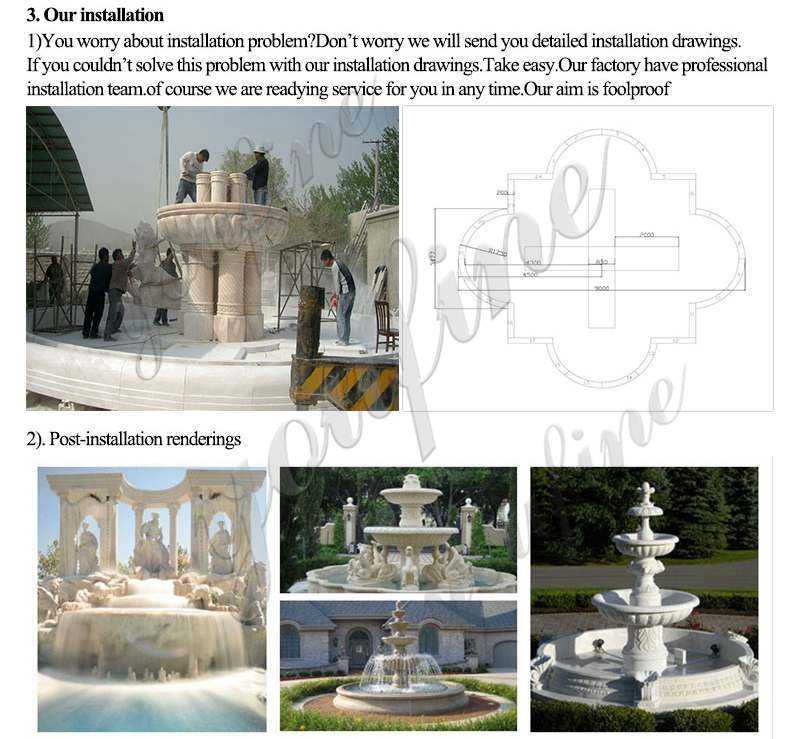 Outdoor Stone Garden Water Fountains