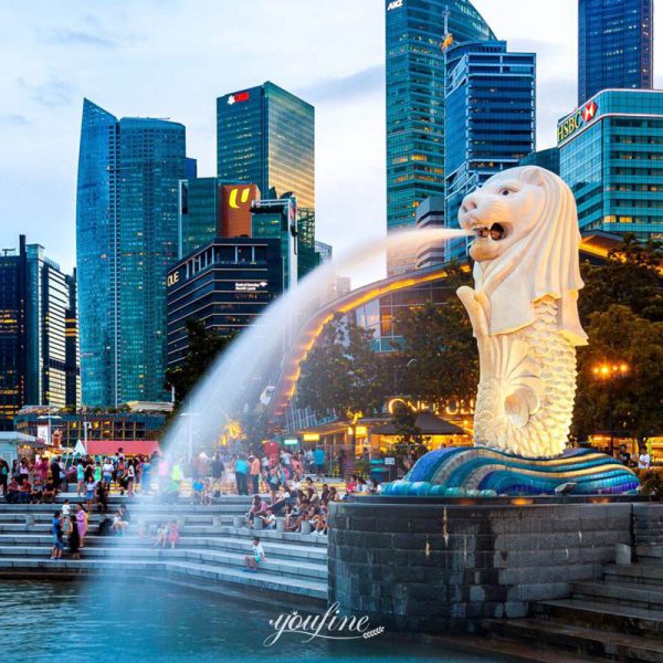 Singapore Merlion Lion Fish Statue