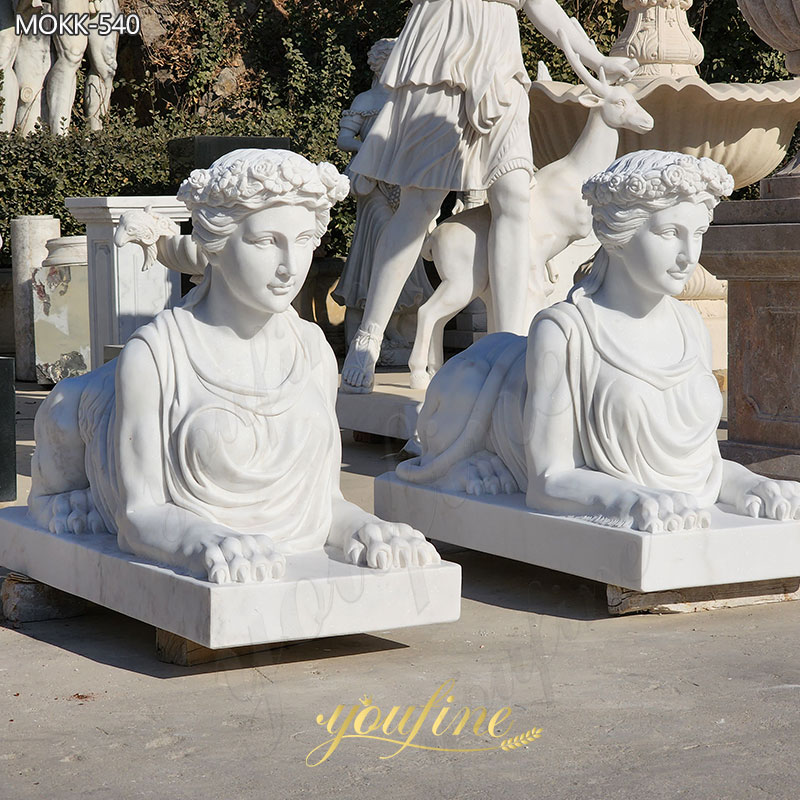 Sphinx Marble Statue for Garden