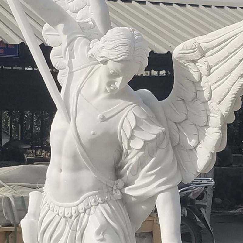 St-Michael-garden-angel-statue-