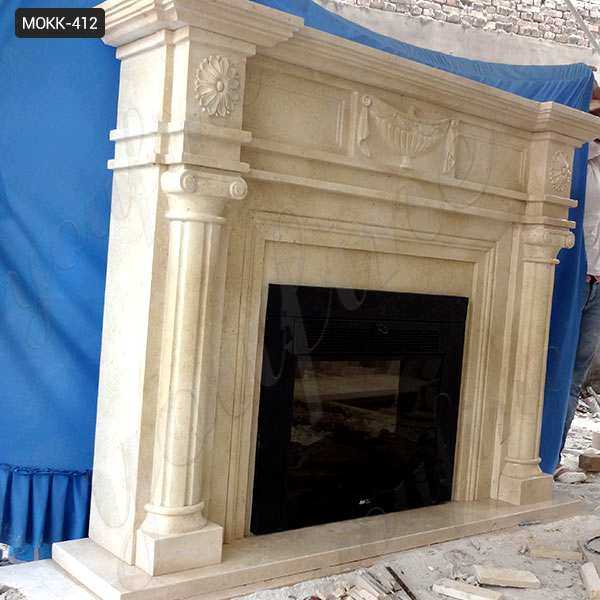 Stone Fireplace Mantels and Surrounds Wholesale MOKK-412