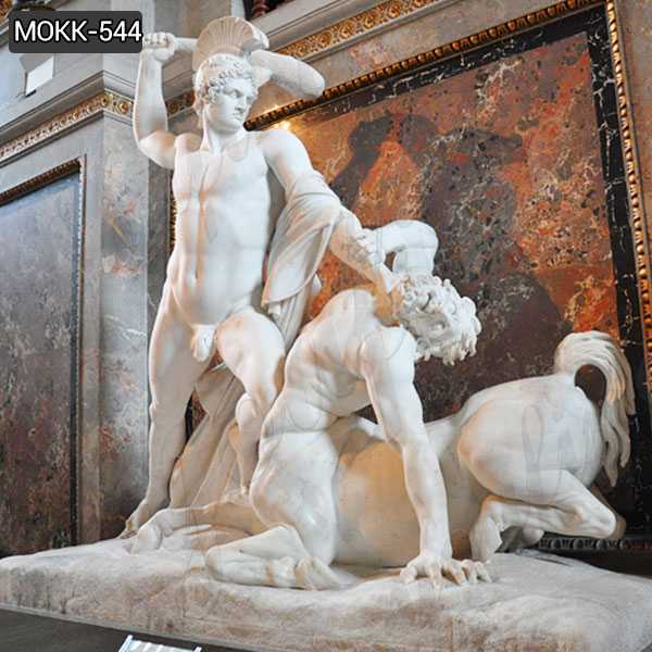 Theseus and the Centaur Stone Statuetion