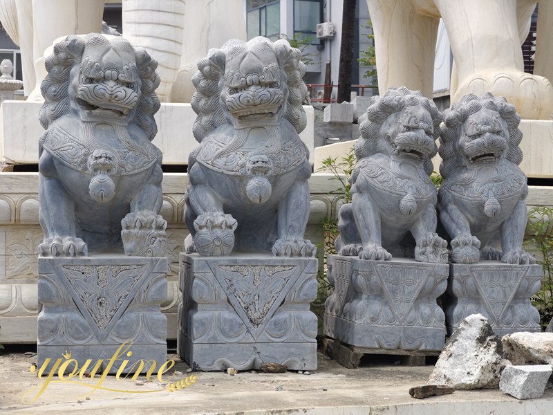 chinese guardian lions sculpture