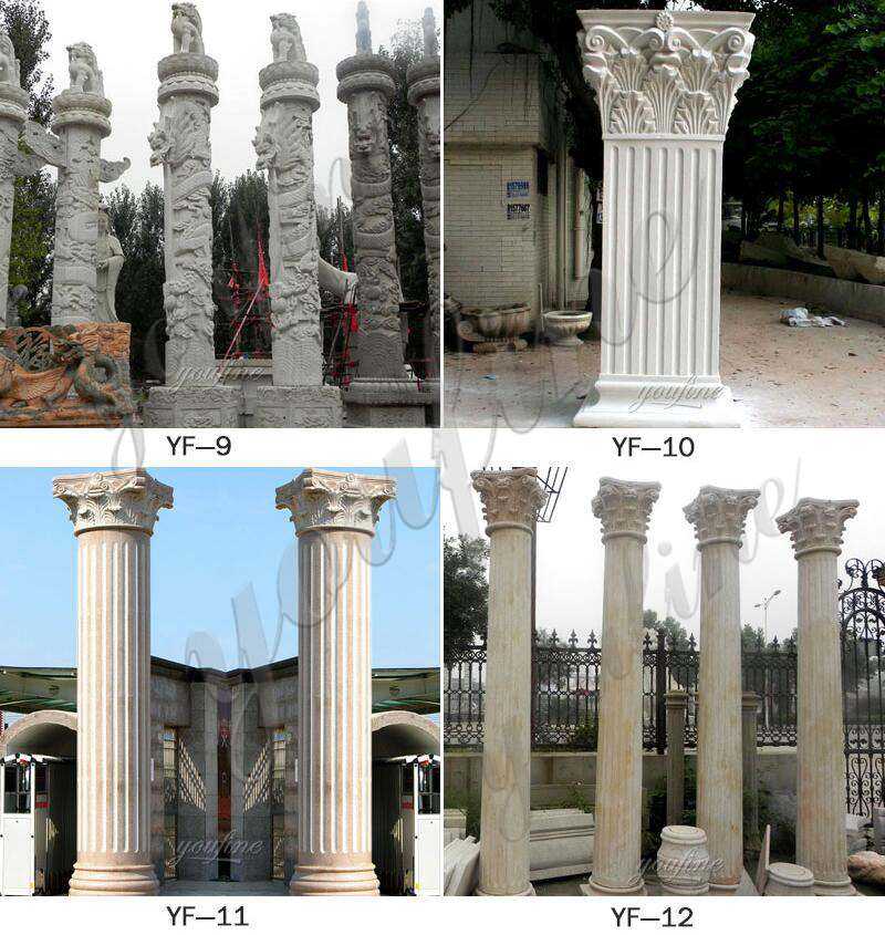 driveway entrance pillars design for sale