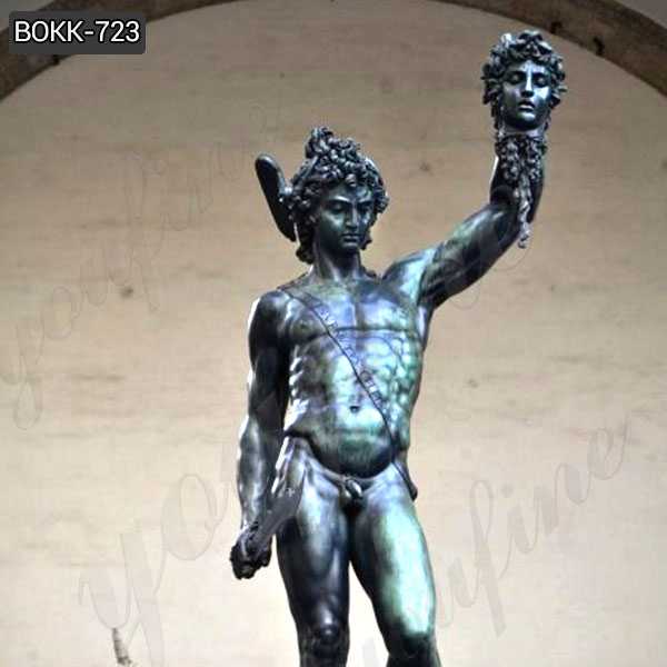 famous Bronze Perseus with the Head of Medusa Sculpture for Sale