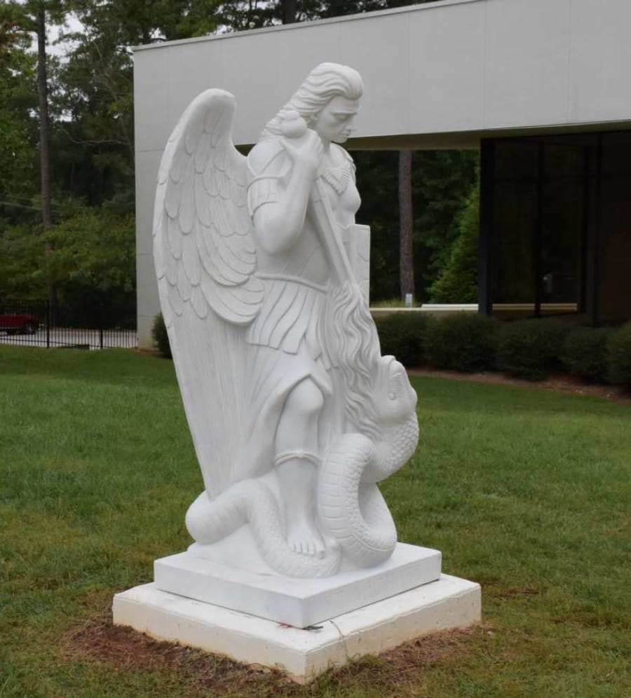 St. Michael the Archangel statue