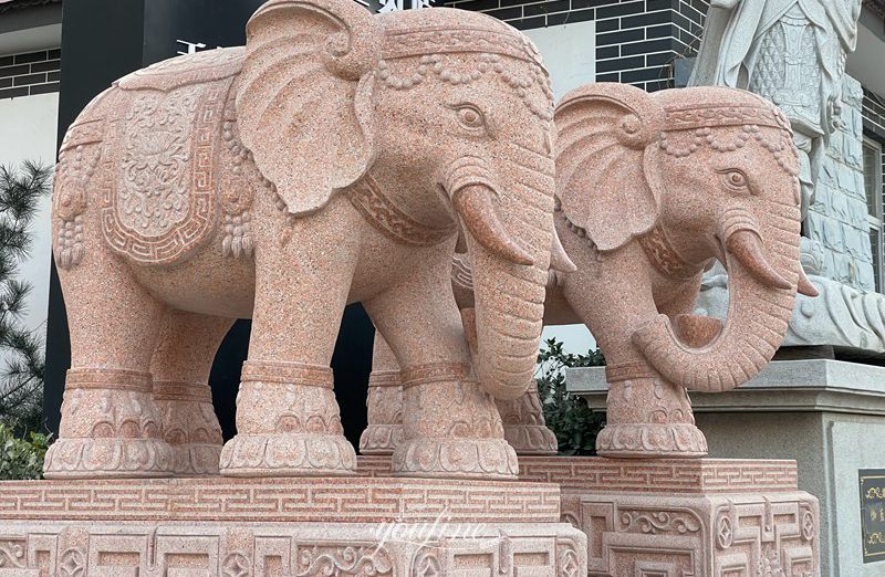 marble elephant statue -YouFine Sculpture 