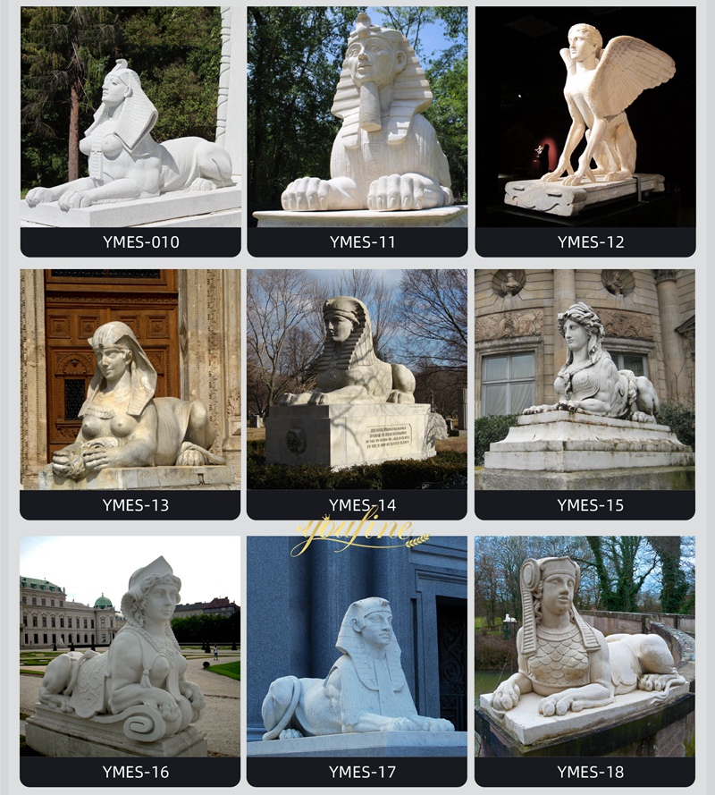 more Sphinx sculpture