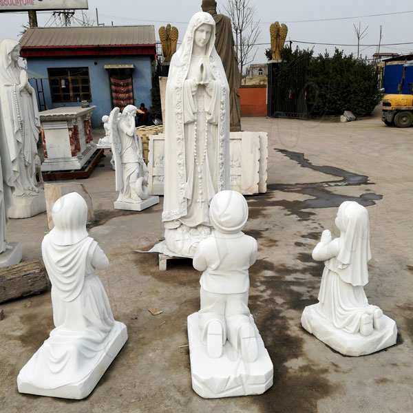our lady of fatima outdoor statue on sale