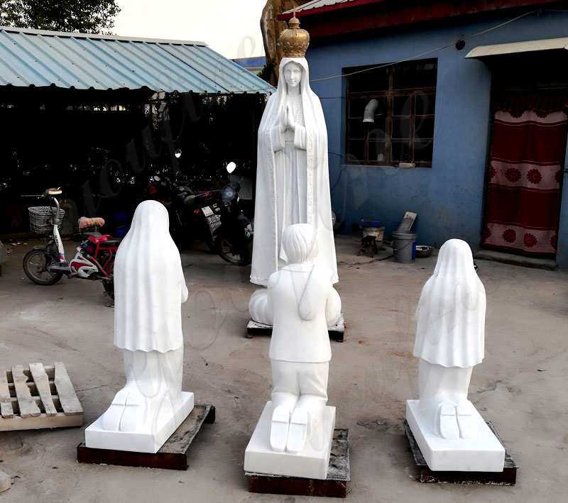 our lady of fatima outdoor statue on sale