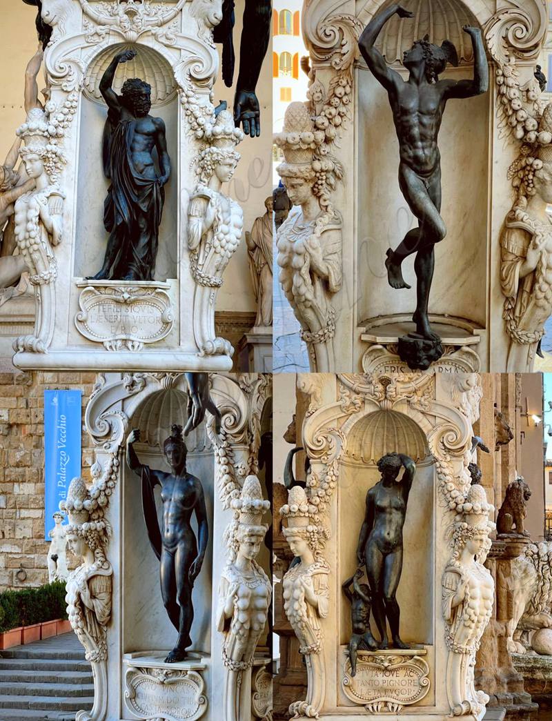 perseus bronze statue