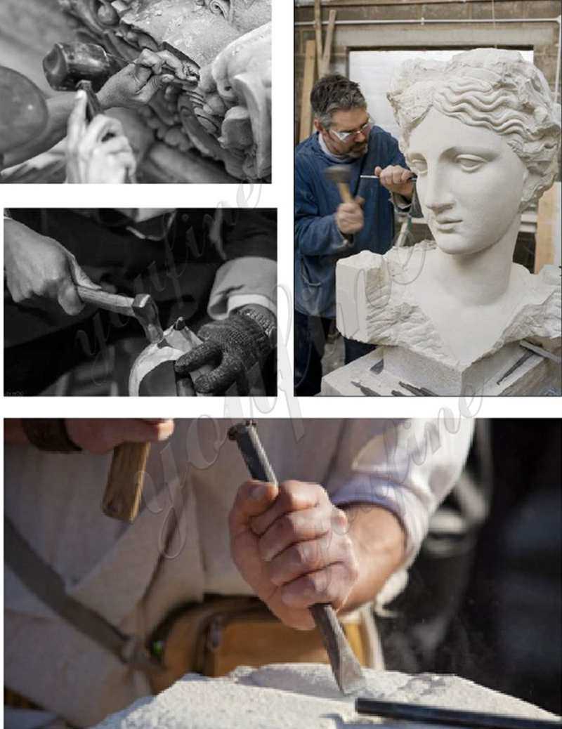 process of Marble Statue of Hercules and Lichas