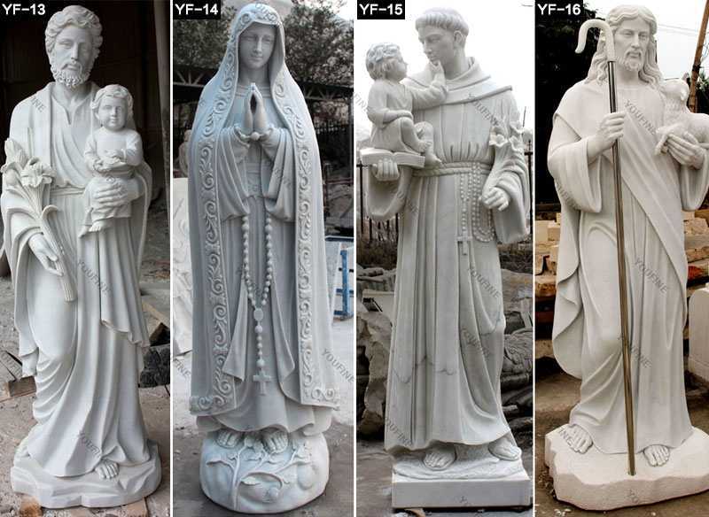 saint garden statues