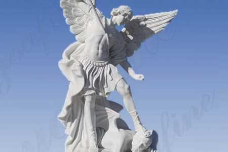 st michael the archangel outdoor statue