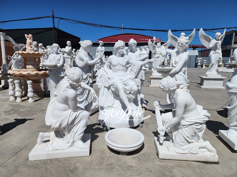 Apollo bathing sculpture