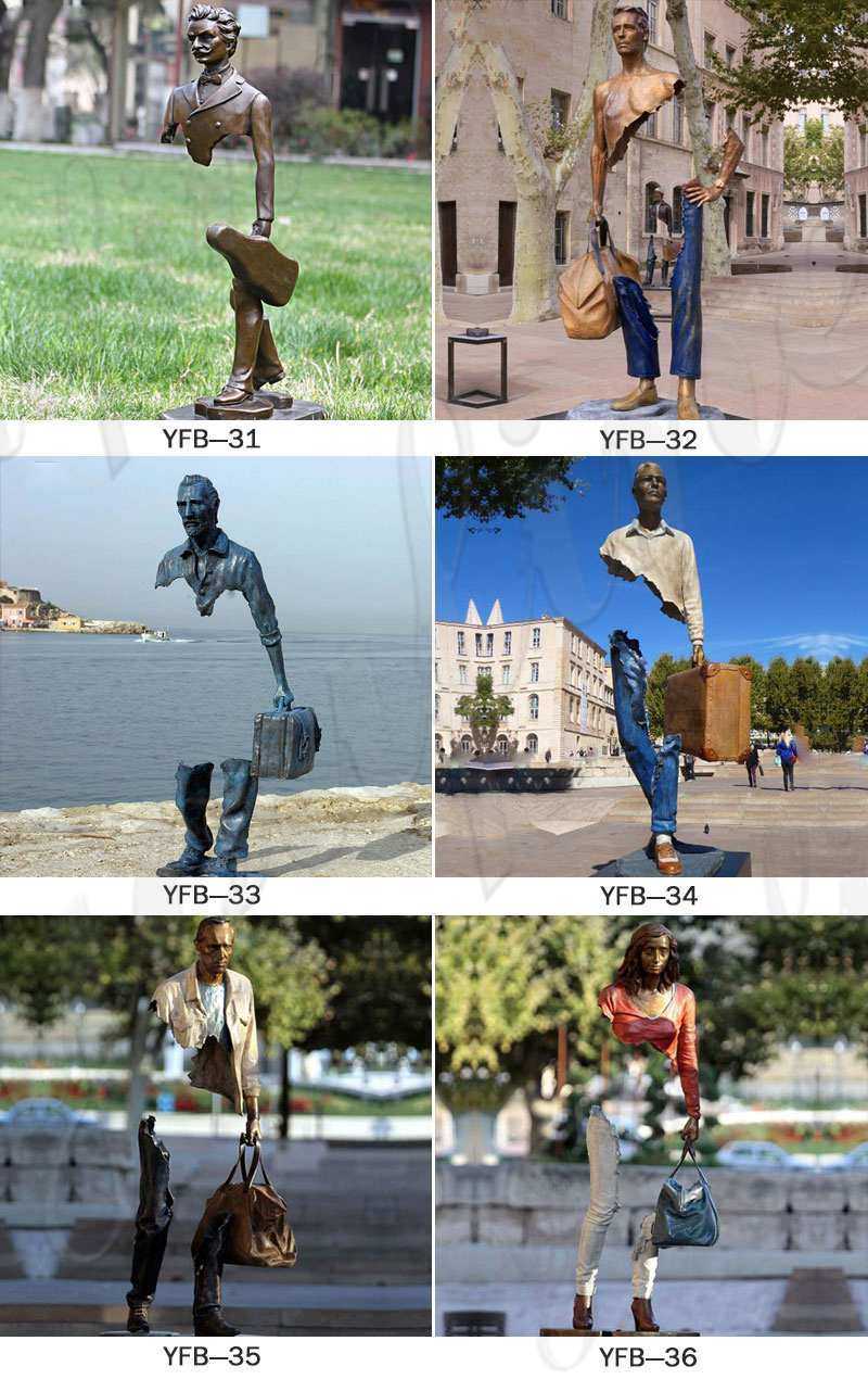 Bronze Bruno Catalano Travelers Sculpture Supplier