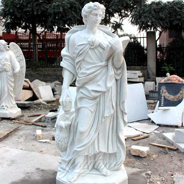 Church marble religious statues of St. John for sale