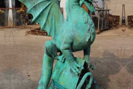 Classical Western Bronze Dragon Statue Supplier BOKK-561